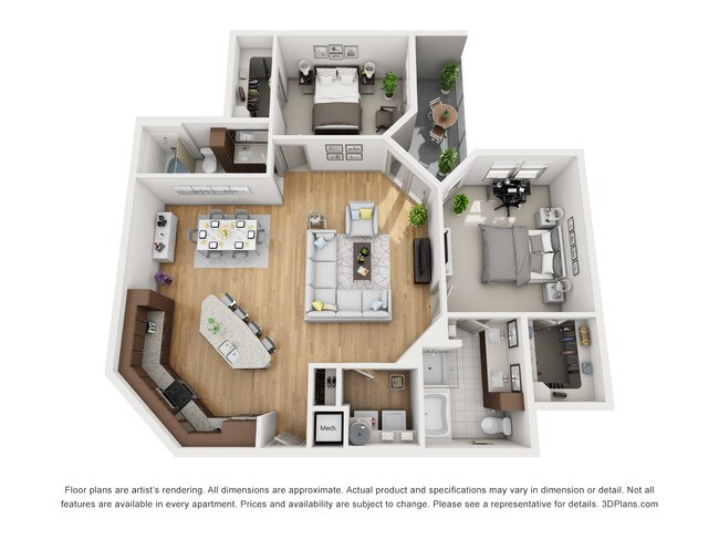 B3 Pine 2101 floor plan
